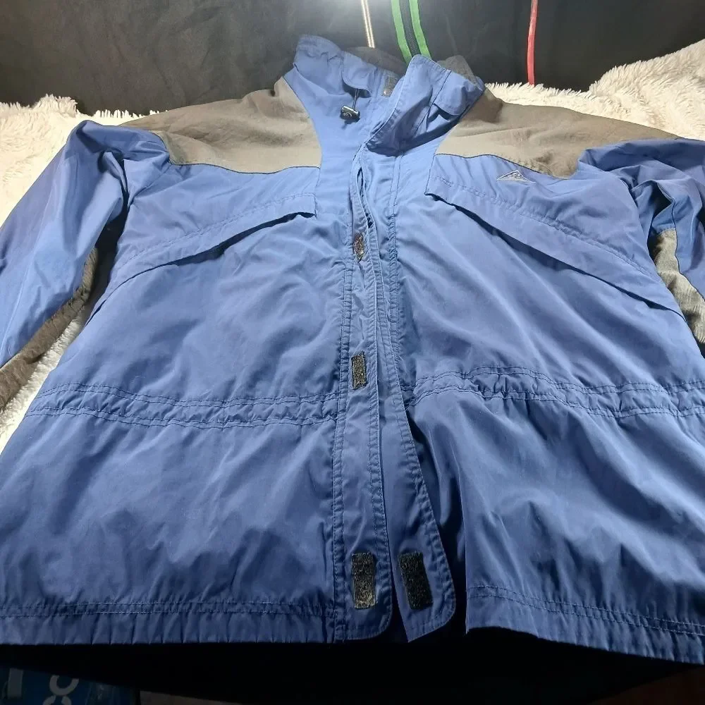 Nike ACG Storm Fit Men's Mountain Parka Blue/Gray Colorblock 90's Vintage XL....